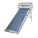 Calentadores de agua solares — 8 tubos