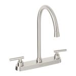 Mezcladoras 8 " para fregadero, cuello curvo