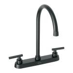 Mezcladoras 8 " para fregadero, cuello curvo