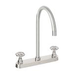 Mezcladoras 8 " para fregadero, cuello curvo