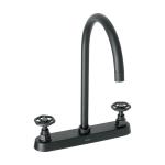 Mezcladoras 8 " para fregadero, cuello curvo