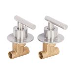 Mezcladoras 8 " para fregadero, cuello curvo