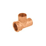 Tees, cobre a rosca interior a cobre