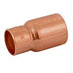 Coples reducción bushing, cobre a cobre