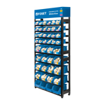 Racks de gavetas con conexiones