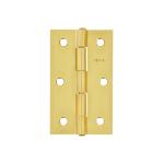 Bisagras de acero rectangulares, cabeza media bola BR-351