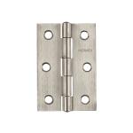 Bisagras de acero rectangulares, cabeza media bola BR-354