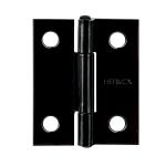 Bisagras de acero rectangulares, cabeza media bola BR-156