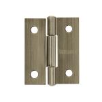 Bisagras de acero rectangulares, cabeza media bola BR-152