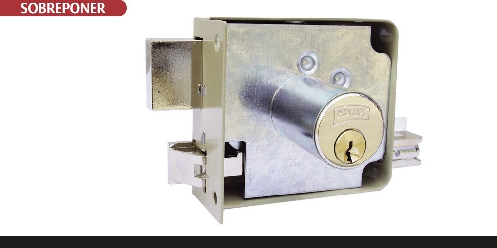 Cerradura de sobreponer Phillips 715 IF R (Reversible)