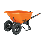 Carretillas con bastidor — Carretilla 7 ft, concha plástica súper reforzada, bastidores de acero 7 ft