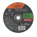 Discos abrasivos para desbaste de metal, tipo 27