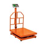 Básculas electrónicas de plataforma, plegables — Básculas electrónicas de plataforma de acero 600 kg