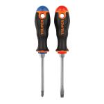 Desarmadores y juegos (punta fija), mango Comfort Grip DUO-1/4X4B