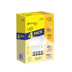 Multipacks de 4 lámparas LED tipo bulbo