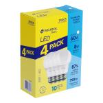 Multipacks de 4 lámparas LED tipo bulbo — 8 W