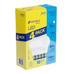 Multipacks de 4 lámparas LED tipo bulbo — 14 W