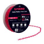 Cadenas plásticas, 6 colores, precio por metro, en carrete