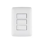 Placas con 3 interruptores sencillos