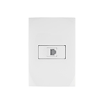 Placas con interruptor y tomas