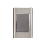 Placas con 1 interruptor