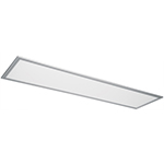 Paneles colgantes y luminarios lineales LED