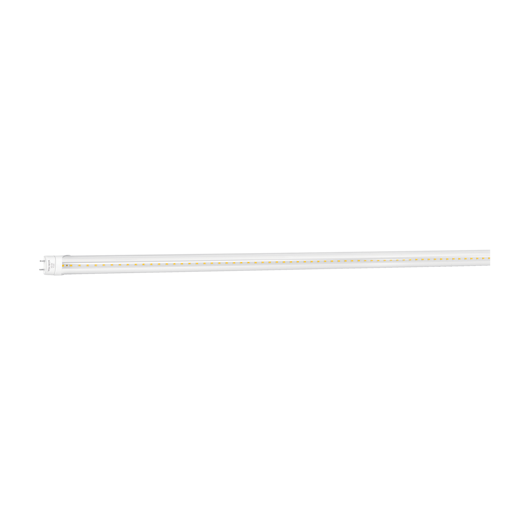 Tubos LED, pantalla de policarbonato transparente
