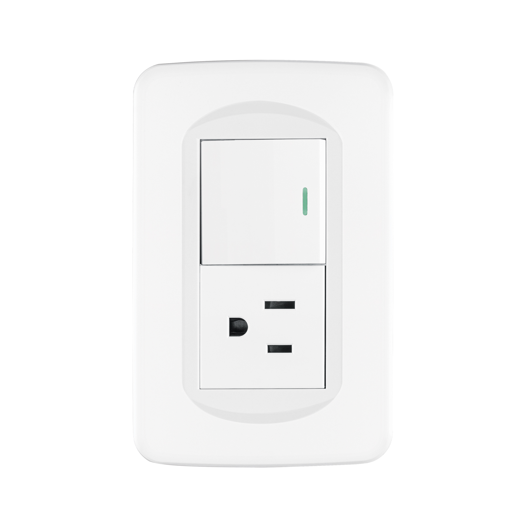 Placas con contactos, interruptor y 2 puertos USB